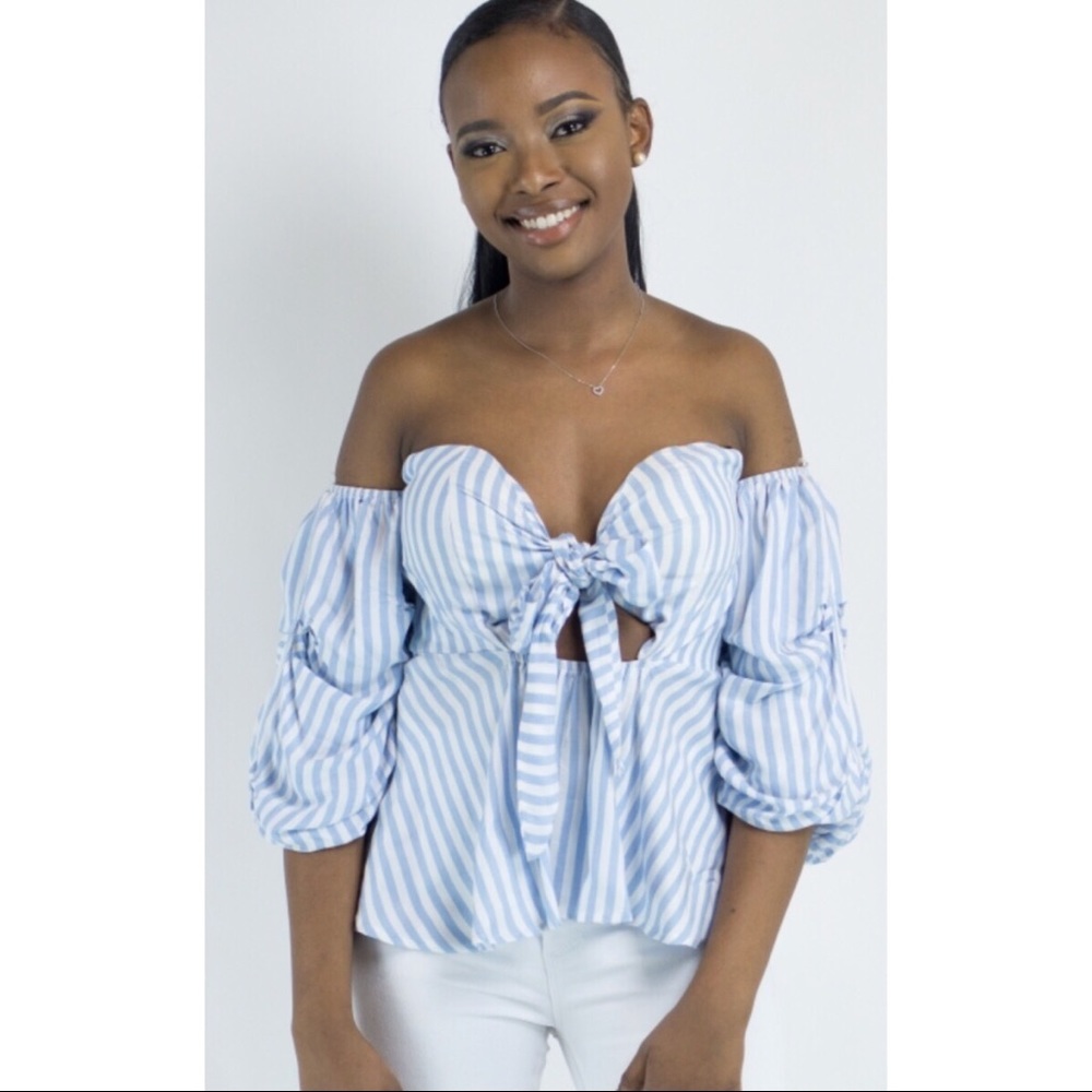 Cadence striped top